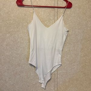 gaze white bodysuit